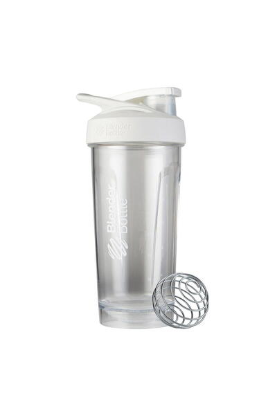Blender Bottle Shaker Strada Tritan Alb Transparent 800ml
