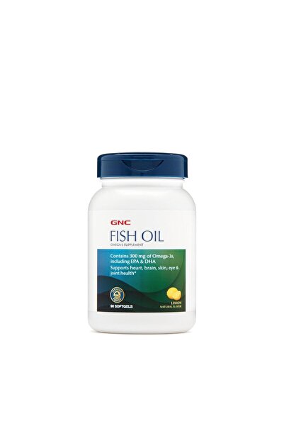 GNC Ulei de Peste cu Aroma Naturala de Lamaie 90cps moi
