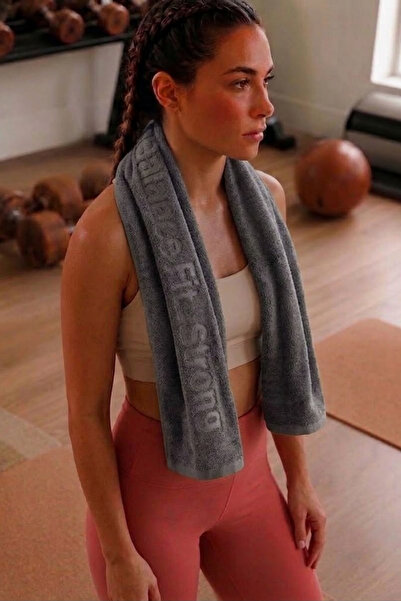 Anılsan 2-Pack Bfs Sports Towel 30X120Cm - Anthracite - 100% Cotton