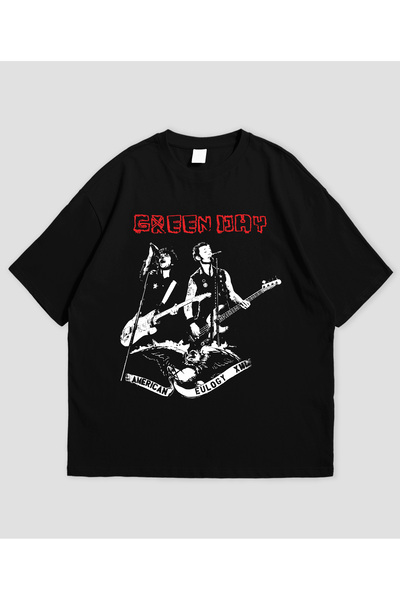 Grafftee Clothing Green Day Printed Unisex Oversize T-Shirt