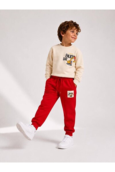 Toi Kids ERKEK ÇOCUK BASKILI SWEATSHIRT EŞOFMAN TAKIMI