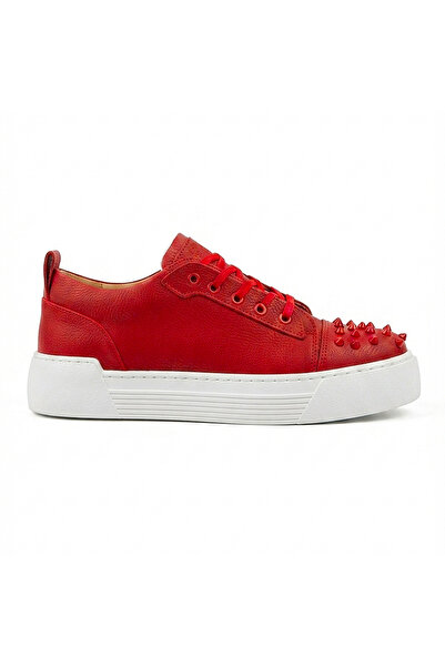 Zerenyus Zrc169 High Quality Thick Sole Lace-Up Men's Sneaker Red