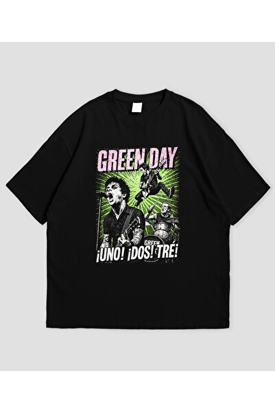 Grafftee Clothing Green Day Printed Unisex Oversize T-Shirt
