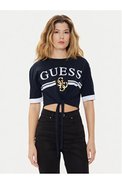 Guess Tricou de damă V4GI00I3Z14 Bleumarin