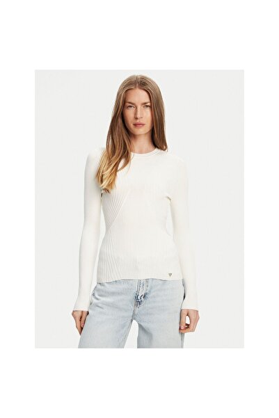 Guess Pulover de damă W5YR08Z0040 Alb