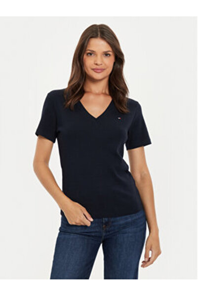 Tommy Hilfiger Γυναικείο T-Shirt WW0WW40584 Μπλε
