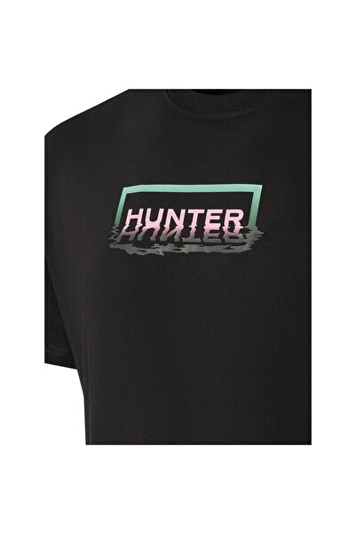 Hunter Μπλουζάκι Unisex HARU0007251 Μαύρο
