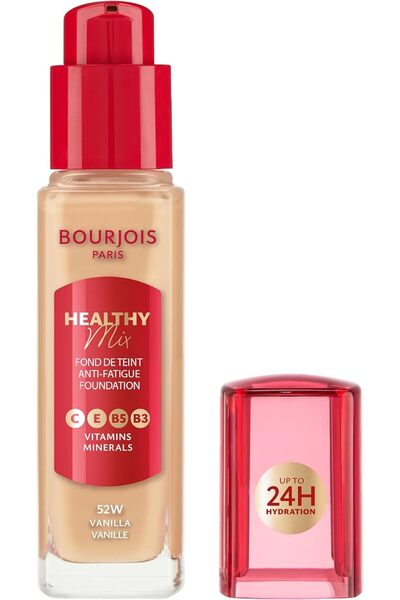 Bourjois Healthy Mix Anti-Fatigue Foundation | For Fresh, Healthy-Looking Ski...