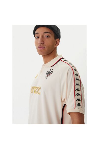 Kappa Ανδρικό Τεχνικό T-Shirt 38254UW Κρεμ