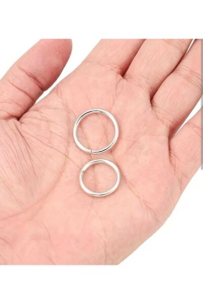yiğit aksesuar 10 Mm Kararma Yapmaz 100 Adet Gümüş Küçük Metal Takı Bağlantı ...