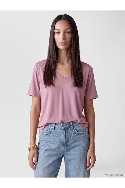 LC Waikiki Original V-Neck Women's T-Shirt