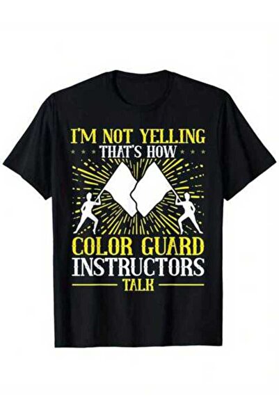 45 BPM تي شيرت Y يتميز بتصميم فني لفنون الرقص الموسيقية من Colorguard Instruc...