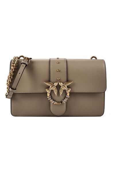 PİNKO Love One Umhängetasche Leder 26 cm