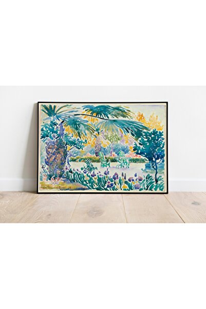 Pegziz Henri Edmond Cross Grădina Pictorului din Saint-Clair Tablosu |   Peis...