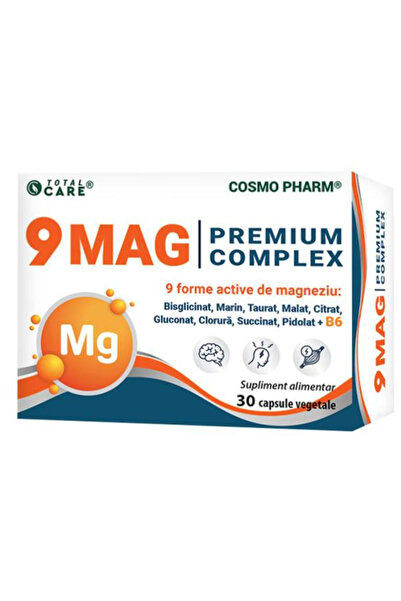 Cosmo Pharm 9 Mag Premium Complex - Premium, 30 capsule vegetale