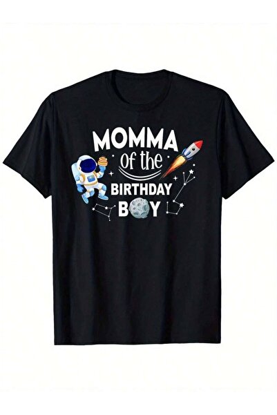 799 تي شيرت عائلي لعيد ميلاد رائد الفضاء من Momma Of The Boy، مناسب للرجال وا...