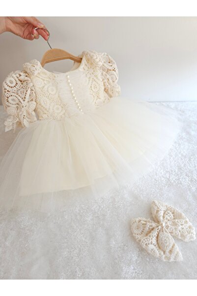 Elwirababyboutiqe rochie vintage cu detalii din perle