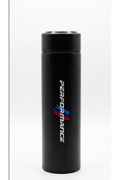 idealaksesuar Bmw Graded Thermos with Hot and Cold Indicator, Black Color