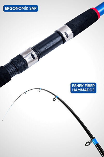 Fishack Hobi Kıyı Olta Takımı - 270cm 30-60gr Kamış + 3000'lik Olta Makinesi (XB4+BL300)