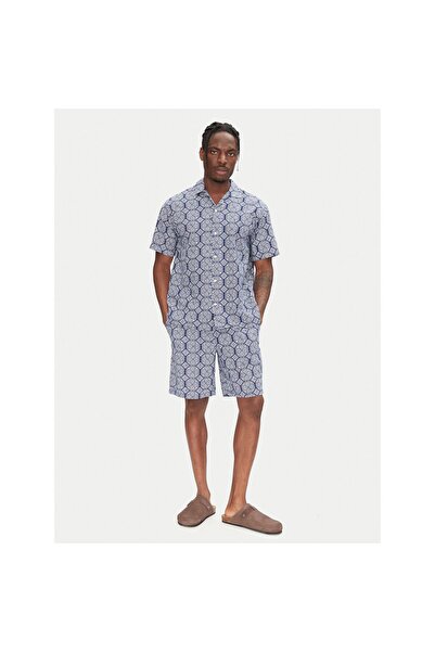 Jack & Jones Set bărbătesc Jack Jones: Cămașă și pantaloni scurți din materia...