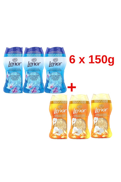 lenor Pachet 6x150g Perle Parfumate pentru Rufe