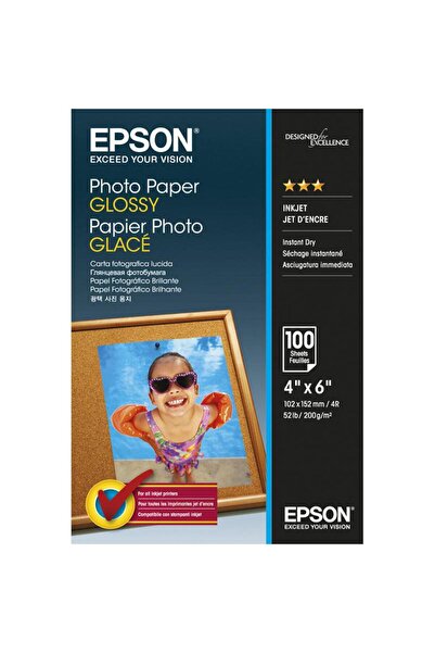 EPSON Hartie foto Glossy 10x15 cm 100 coli 200 g