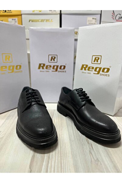 Rego 1237 Genuine Leather Casual Comfortable Men's Shoes