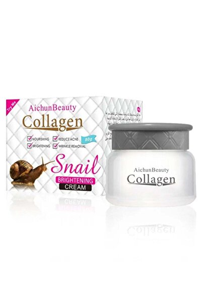 Aichun Beauty 80g Collagen Snail Whitening Cream For Fair Skin Whitening Beau...