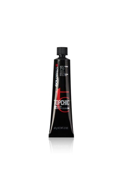 GOLDWELL TopChic, Vopsea de păr permanentă, 7G Hazel, 60 ml