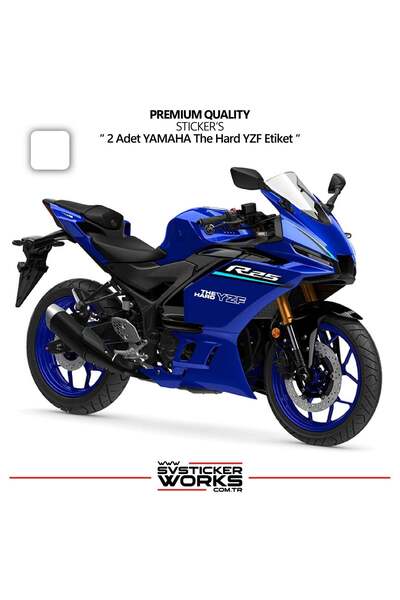 ARONA Yamaha the hard yzf sticker high quality foil 2 pieces sticker label