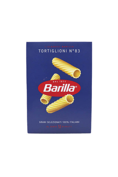 Barilla 500gr - No 83 (TORTIGLIONI)