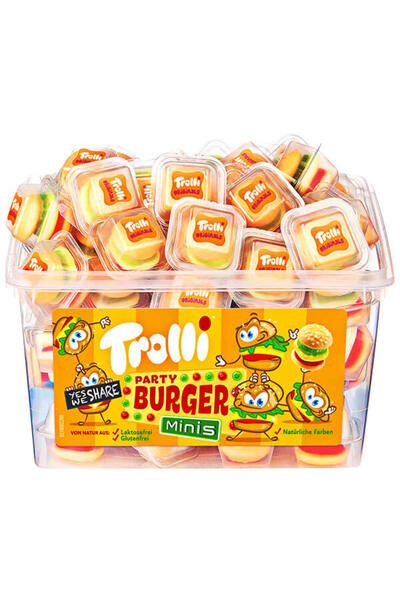 OEM TROLLI ΖΑΧΑΡΩΤΑ MINI BURGER (60x10gr)