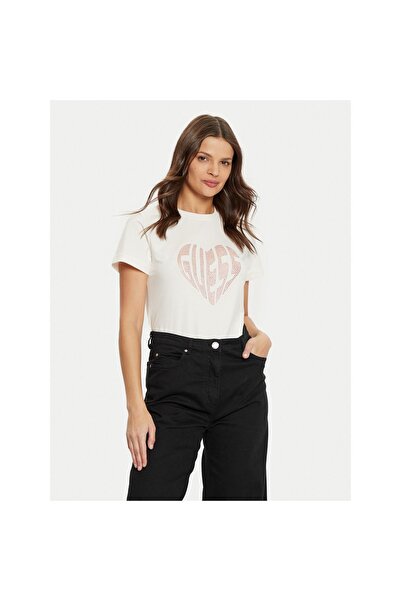 Guess Tricou de damă V5RI08J1314 Crem
