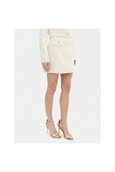 Guess Fustă mini de damă W5RD63WGW82 Bej