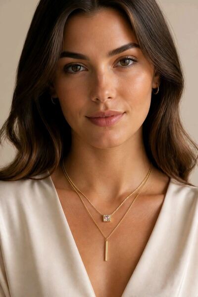 Monalisa Home Luxury Figured Adjustable Necklace