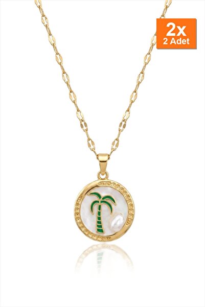 Bozhi Steel Necklace Gold 45cm Stylish Gift