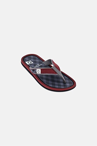 Cartago Kids Boy Maiorca Slip On Slippers, Grey