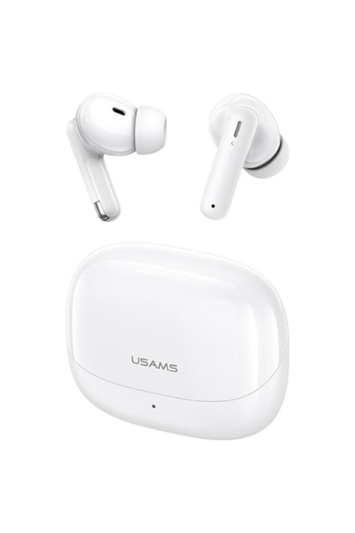 Usams Căști wireless intraauriculare IF27 TWS Bluetooth 5.3, Albe