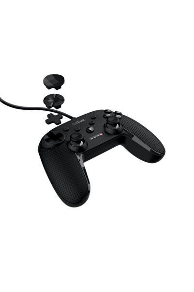 Trust Controller cu fir GXT 541 Muta, Negru pentru PC, Nintendo Switch