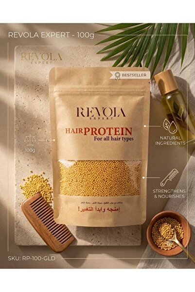 REVOLA EXPERT بروتين ريفولا للعناية بالشعر، بروتين الشعر 100 جرام، فيتامين لت...