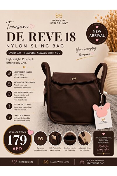 The House Of Little Bunny Treasure De Reve 18 Nylon Sling Bag