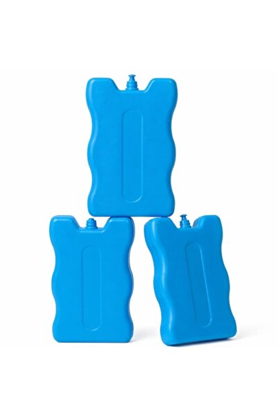 SHOPIENS Set de 3 plăcuțe frigorifice albastre, 220ml, reutilizabile, pentru ...