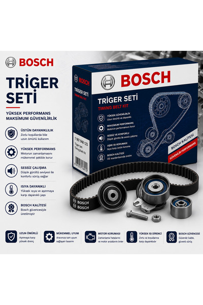 Bosch Triger Kayışı 1987948274 Makara Seti Audi; Volkswagen A4, Audi; Volkswa...