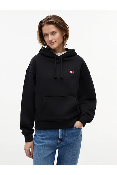 Tommy Hilfiger TJW Kadın Boxy Badge Hoodie