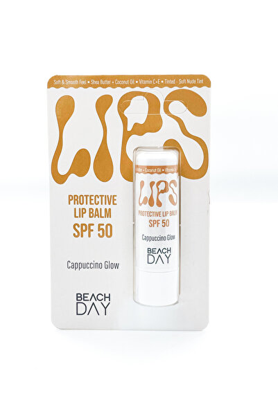 BEACH DAY Lips Cappuccino-Glow 50F 5g Lip Protector Cappuccino