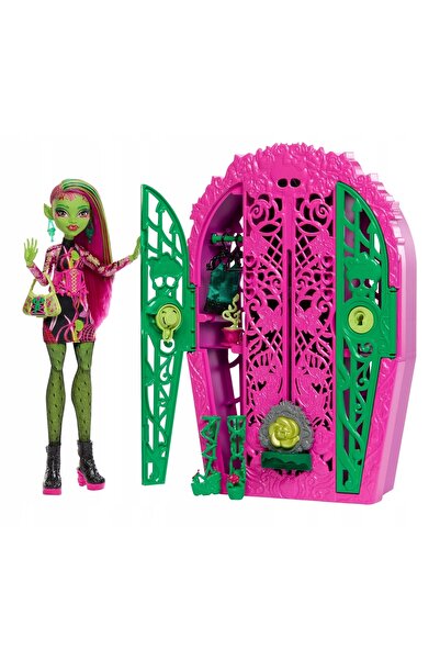 MONSTER HIGH Secrete Înfricoșătoare Păpușă Venus Mcflytrap + Accesorii Hyt75 ...