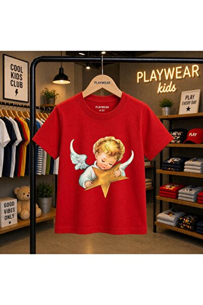 playwear Dječja unisex majica sa printom beba anđela, 100% pamuk, veličine 5,...