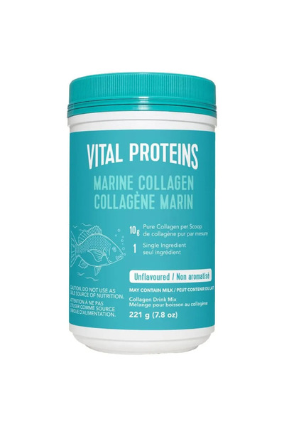 Vital Proteins مسحوق الكولاجين البحري (حلال) - 221 غرام | دعم البشرة والشعر و...