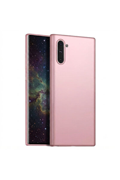 ZM STORE Samsung Galaxy Note 10 Kılıf Premier Rose Gold Silikon Kapak
