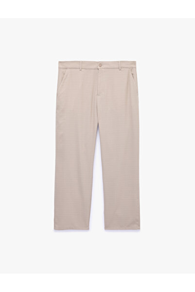Koton Regular Fit Viscose Blend Pocketed Fabric Trousers